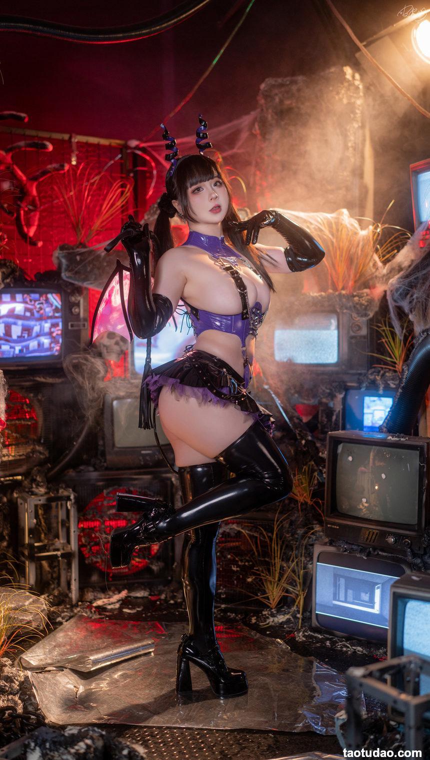 皮皮奶可可爱了啦__赛博魅魔 [100P+1V-1.36GB]