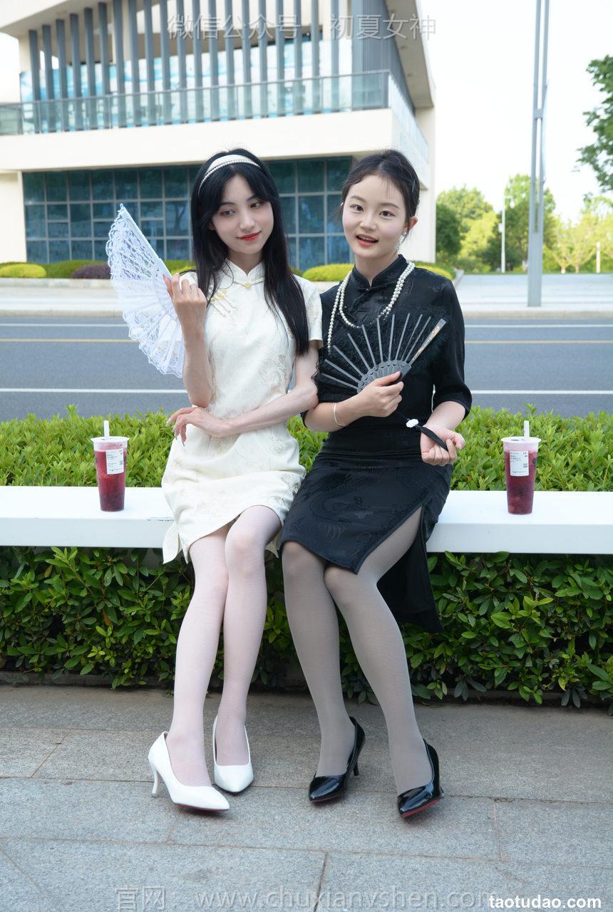 初夏女神 NO.279 柒柒、双双 黑白旗袍[140P+1V／5.30GB]