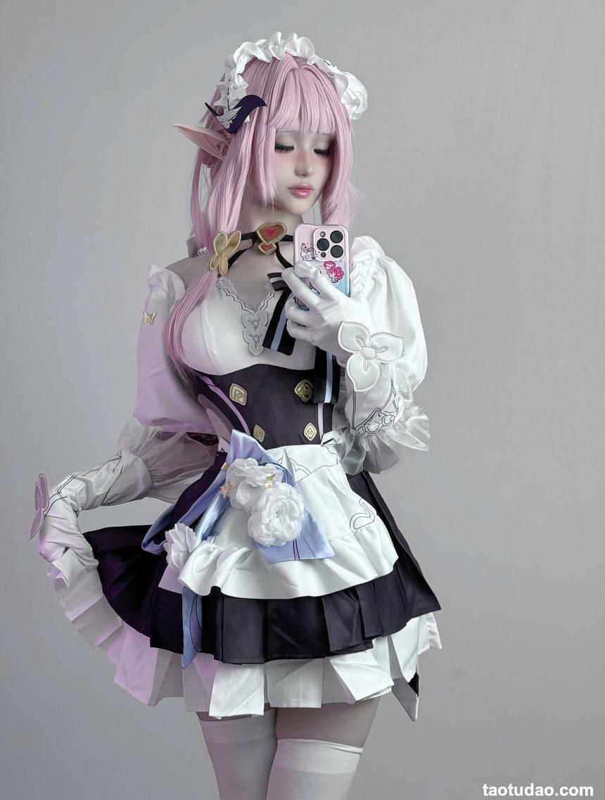 幼愛Youmeko –  崩坏3 爱莉希雅女仆装[20P-68.6M]