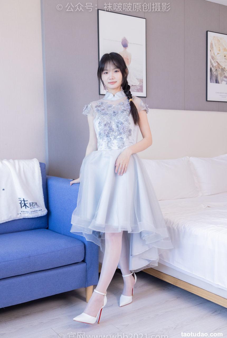 [BoBoSocks袜啵啵]NO.512 甜甜圈-高跟鞋、油亮薄白丝、袜踩奶油蛋糕剧情[143P+1V／6.31GB]