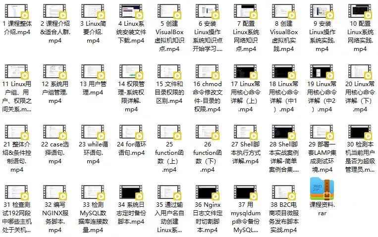 杨老师Linux应用核心常用技能价值199元 杨老师Linux应用核心常用技能价值199元
