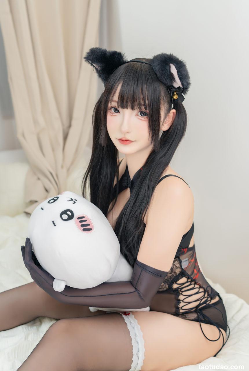 [神楽坂真冬]黑猫诱惑[75P+2V-374MB]