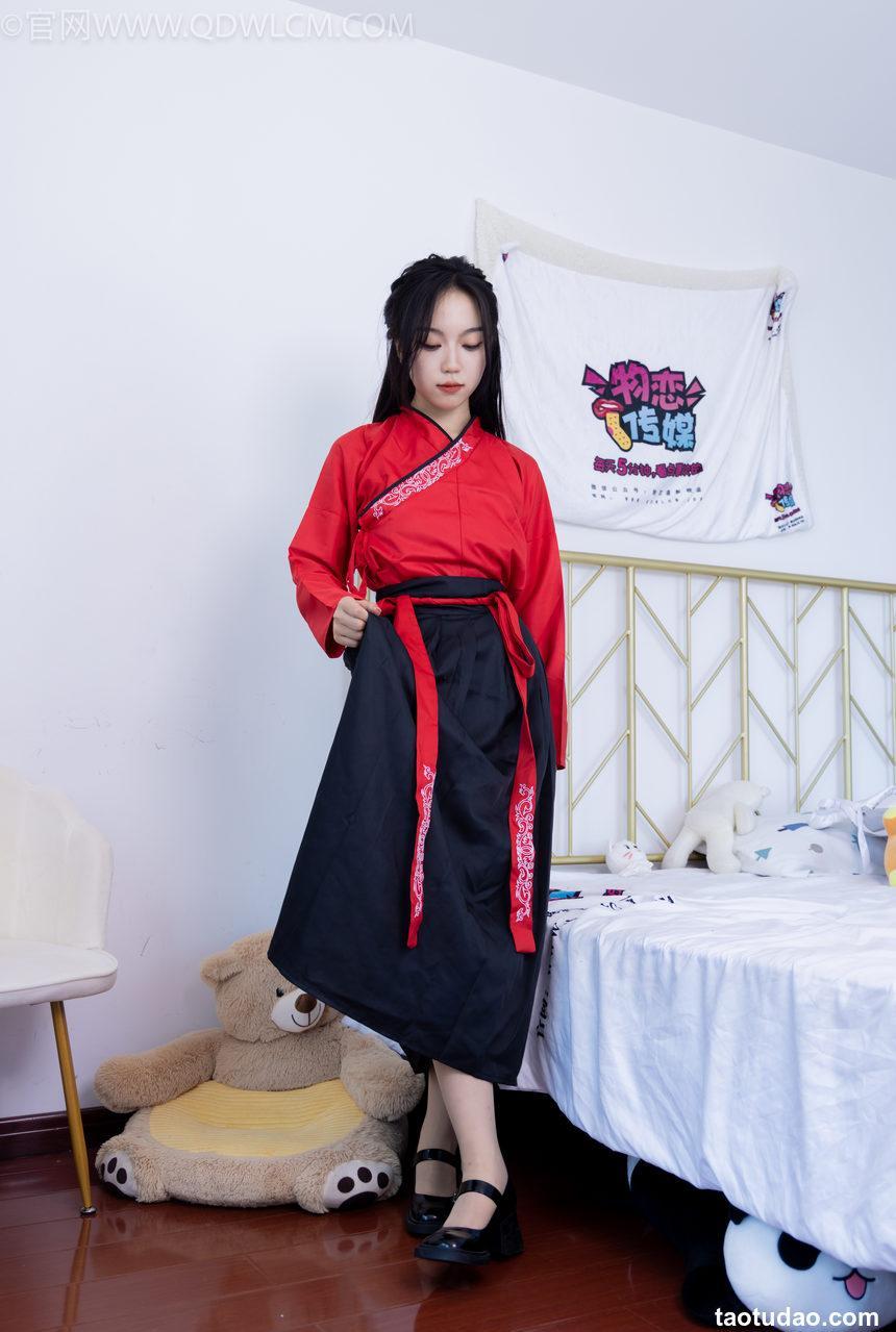 物恋传媒 NO.2330 纱纱-汉服、皮鞋、白棉袜、薄肉丝（脚尖加固款）[219P-1V-6.66G]