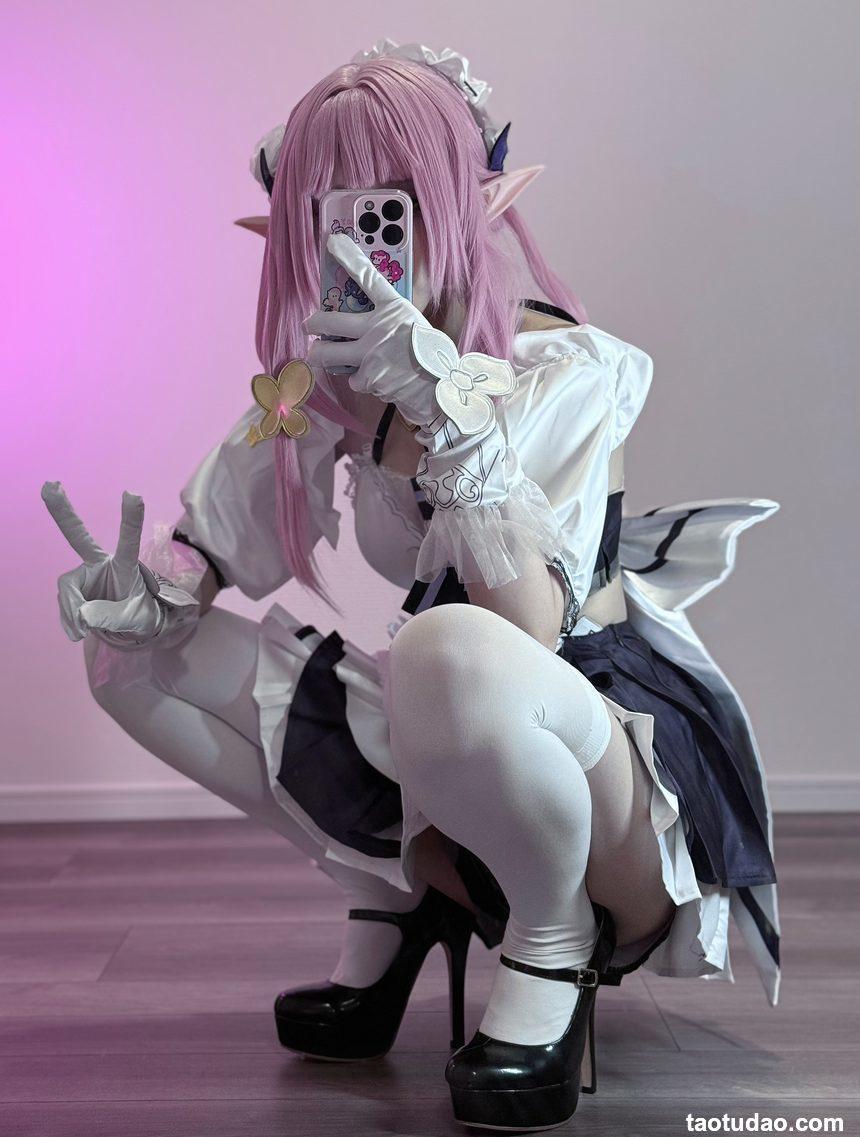 幼愛Youmeko –  崩坏3 爱莉希雅女仆装[20P-68.6M]