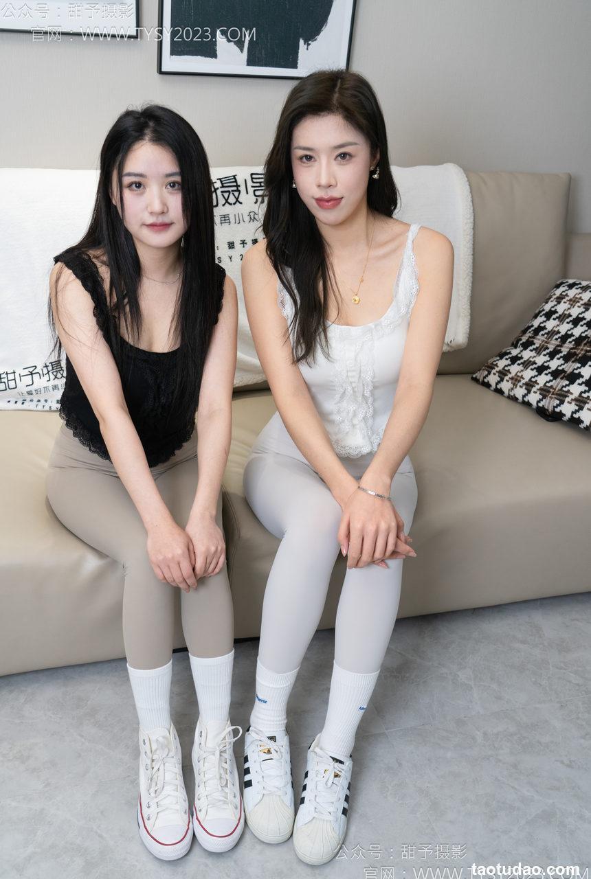 甜予摄影 NO.157 澜澜咖啡豆-帆布鞋、板鞋、白棉袜、薄黑丝、薄肉丝[144P+2V／10.3GB]