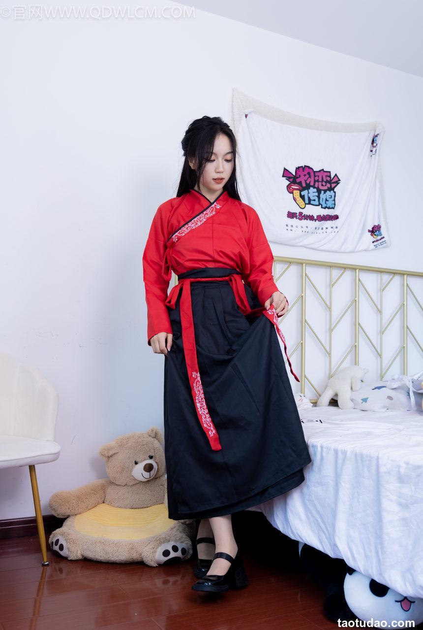 物恋传媒 NO.2330 纱纱-汉服、皮鞋、白棉袜、薄肉丝（脚尖加固款）[219P-1V-6.66G]