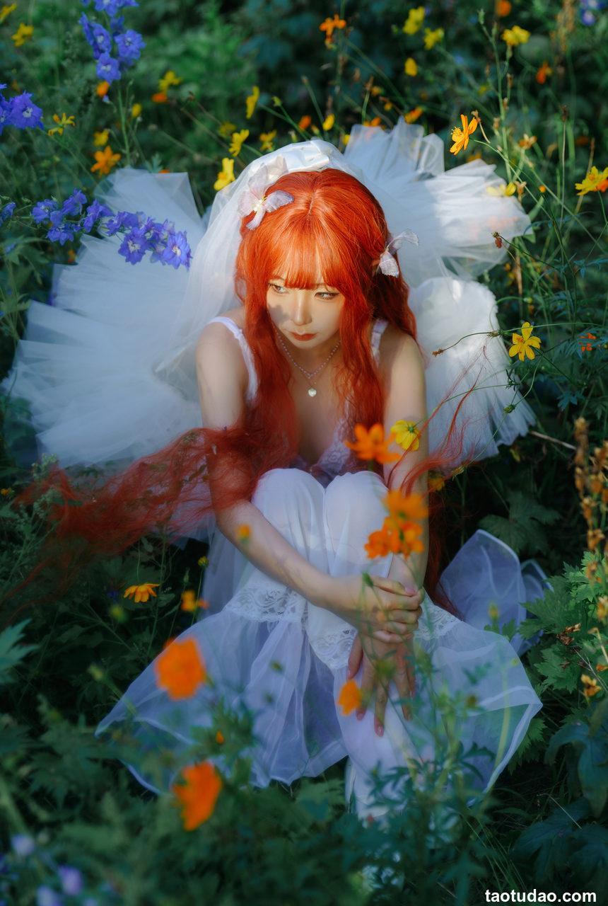 蠢沫沫  花丛婚纱 [67P 517M]