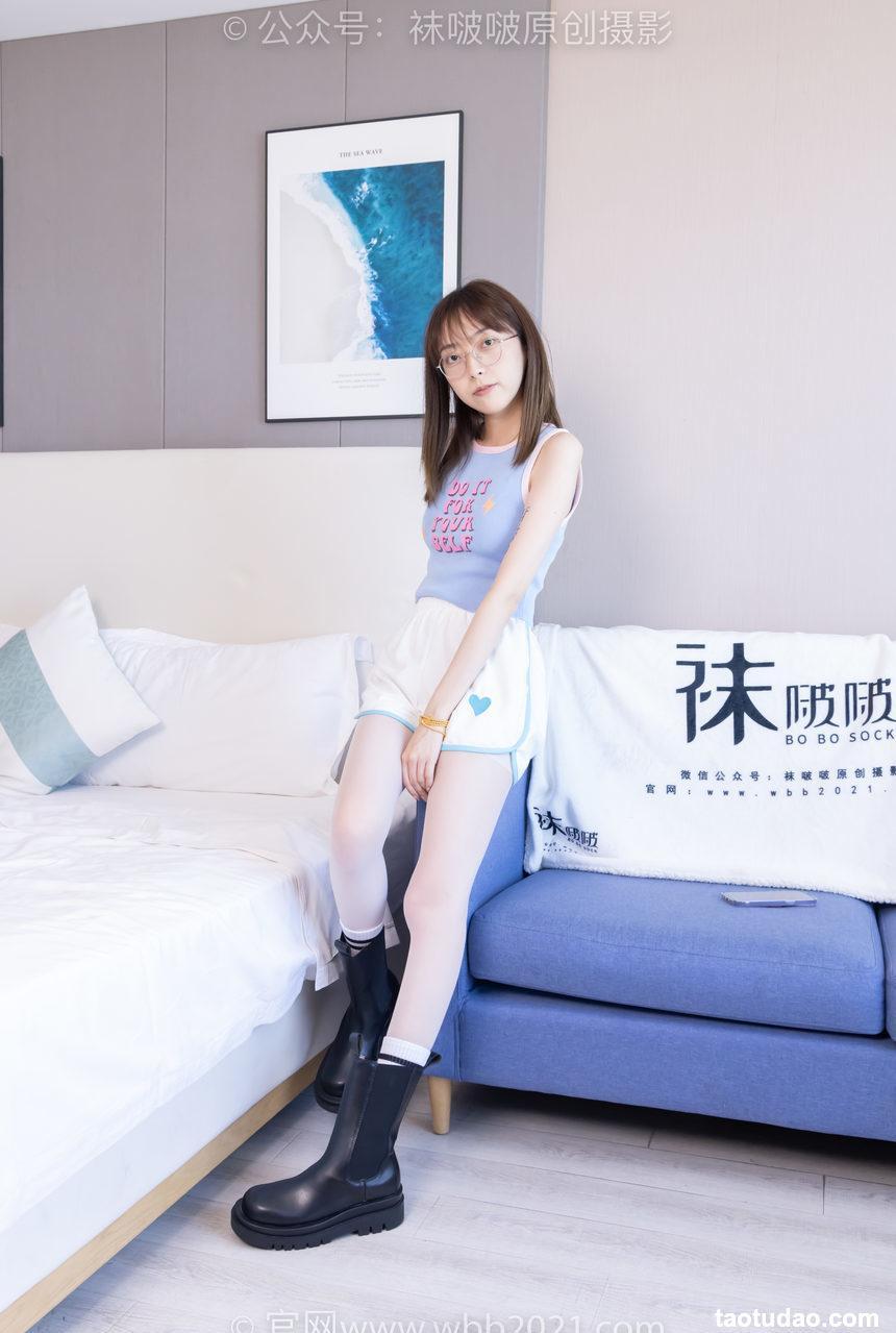 [BoBoSocks袜啵啵]NO.479 稚予 短靴、长筒白棉袜、白丝[140P+1V／5.53GB]