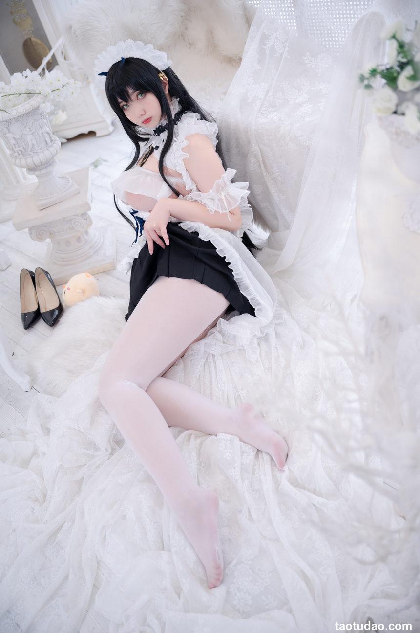 Meroko_魅瞳 - NO.003 碧蓝航线 不挠女仆没干劲的小姐姐[53P-744.2M]