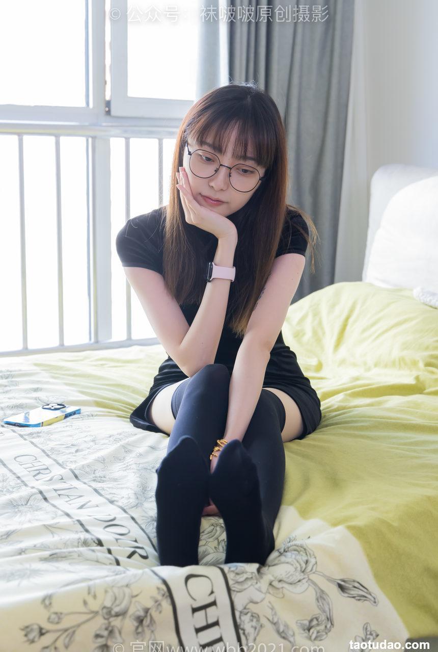 [BoBoSocks袜啵啵]NO.482 稚予-高跟鞋、厚黑丝大腿袜、肉丝、旗袍[140P+1V／5.56GB]