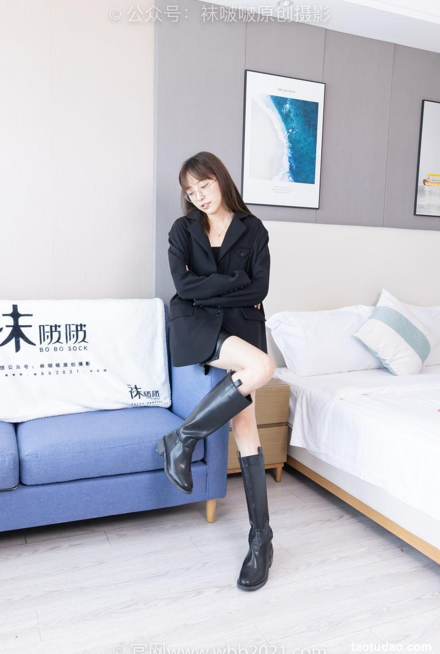 [BoBoSocks袜啵啵]NO.486 稚予-长靴、黑网袜、裸足、裸足踩奶油蛋糕 踩完蛋糕泡脚剧情[149P+1V／5.74GB]