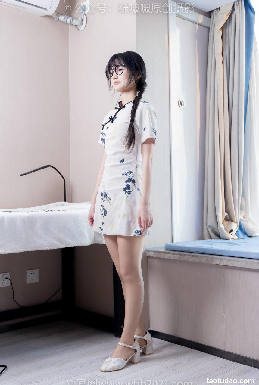 [BoBoSocks袜啵啵]NO.505 甜甜圈-低跟鞋、油亮肉丝、旗袍[195P+1V／6.69GB]