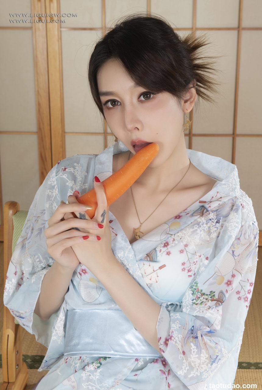 [Ligui丽柜] 2025.03.19 《蔬果间的自我挑逗》兔子 [56P-57MB]