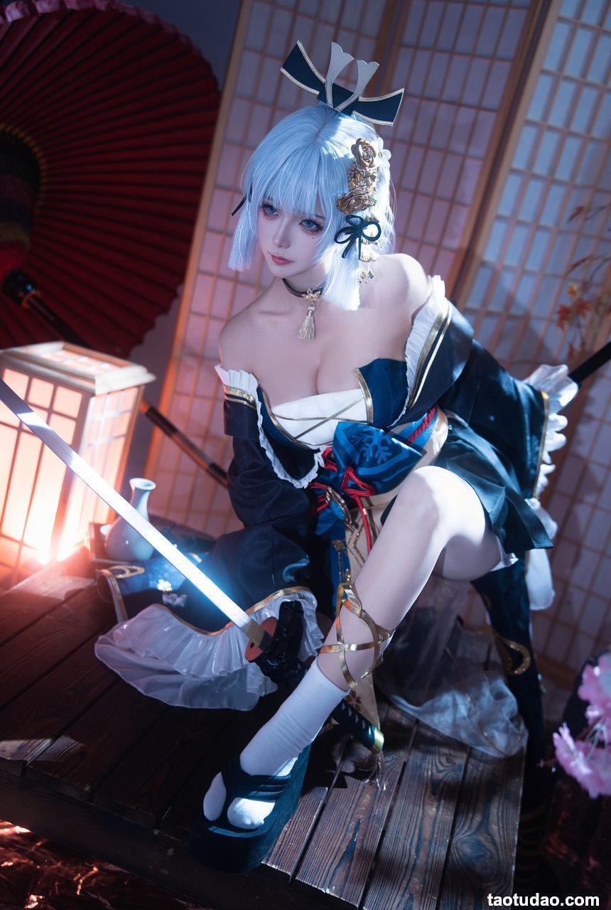 Seya-狮砸 –  原神 神里绫华·霜刃[12P-195.6M]