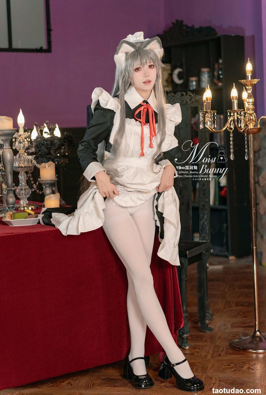 咬一口兔娘(Yiko湿润兔) –  2月月票特典『菲奇子女仆』[43P+1V-2.06G]