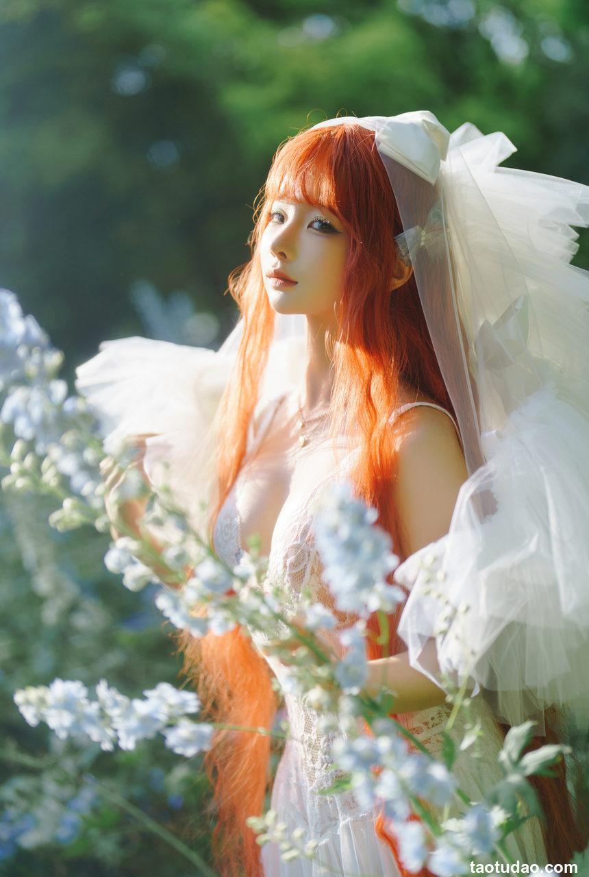 蠢沫沫  花丛婚纱 [67P 517M]