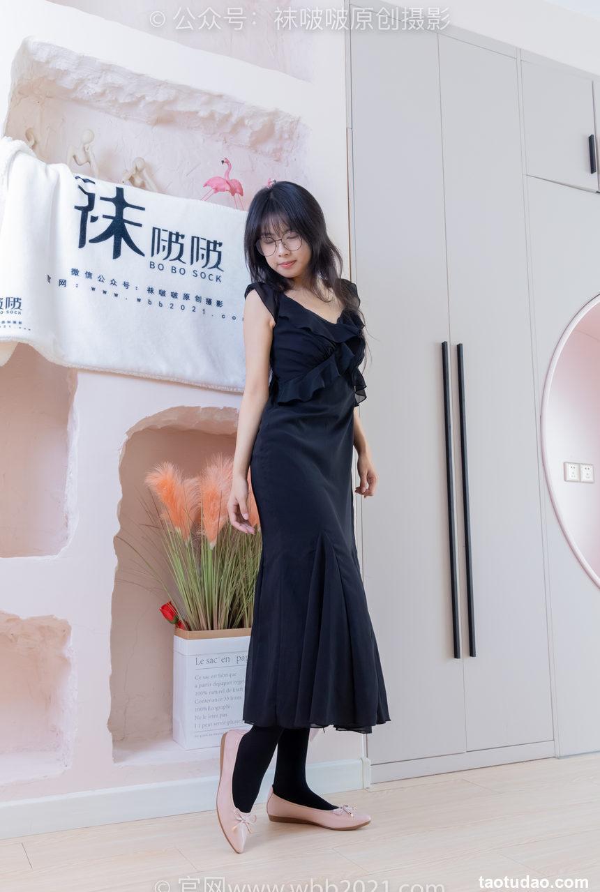 [BoBoSocks袜啵啵]NO.511 奶油-平底鞋、厚黑丝、做瑜伽动作时老头乐挠脚剧情[140P+1V／5.67GB]