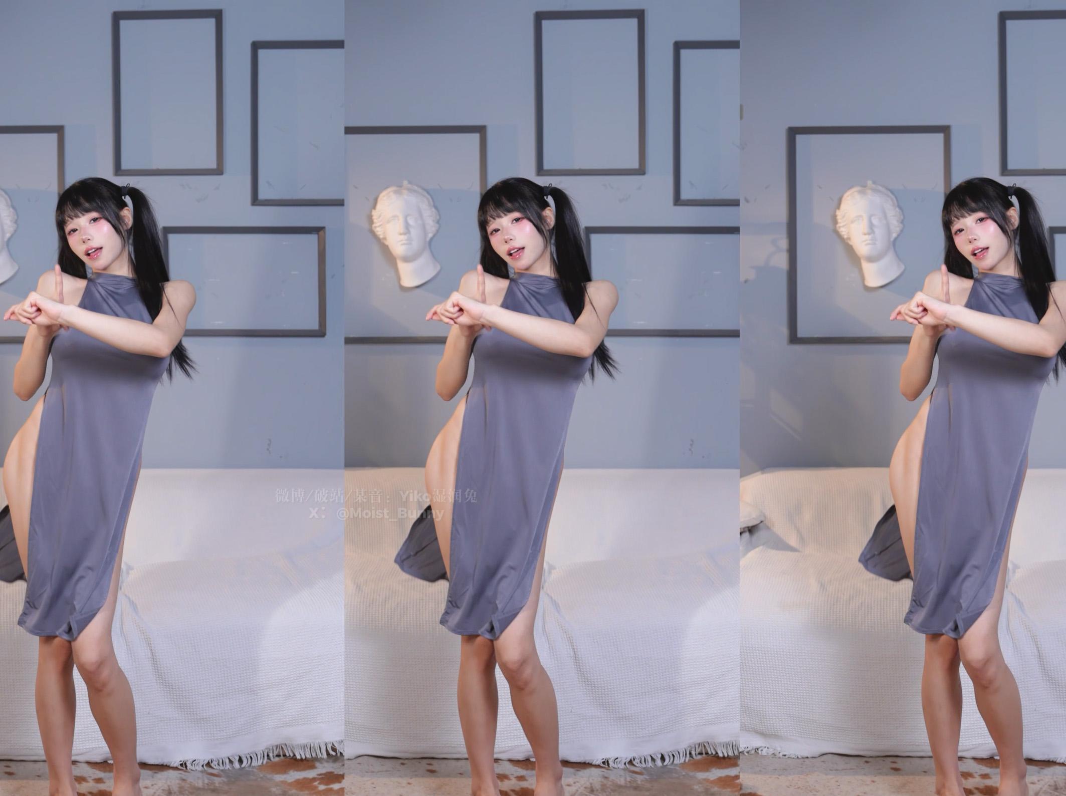 咬一口兔娘(Yiko湿润兔) –月票赠送 『鸳鸯戏』[1V-587.5M]