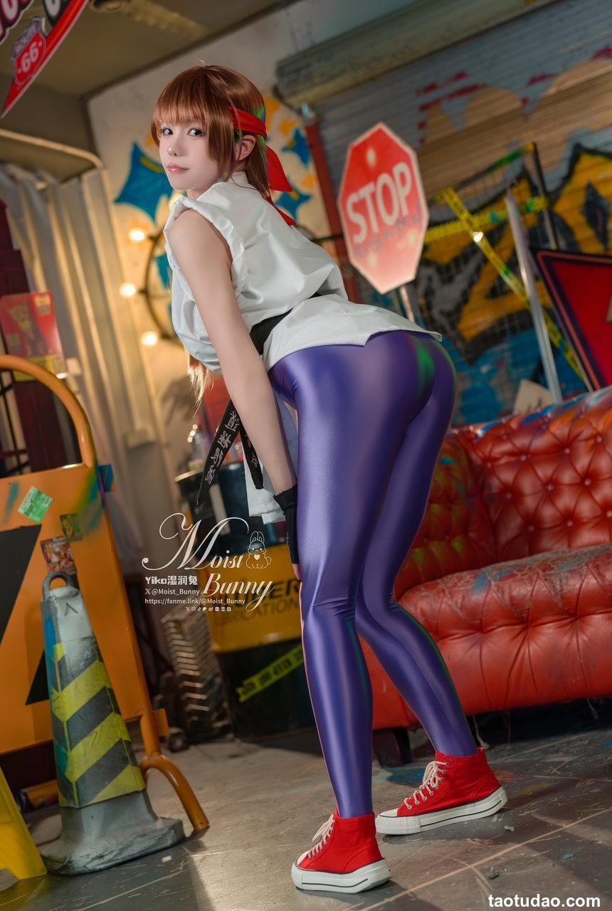 咬一口兔娘(Yiko湿润兔) –  4月作品『拳皇-坂崎百合』[83P+1V-1.67G]