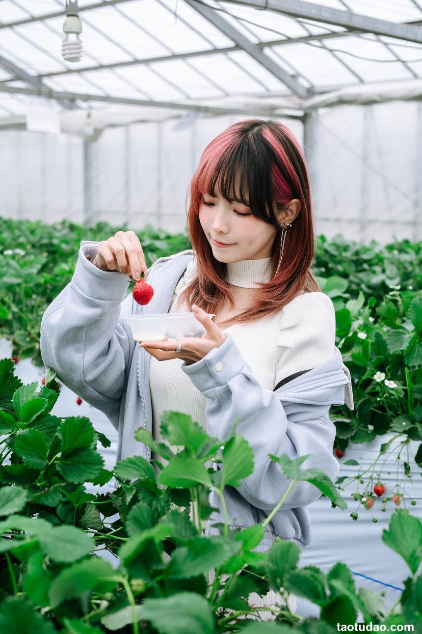 ElyEE子 – Strawberry Picking Date [34P+2V-128MB]