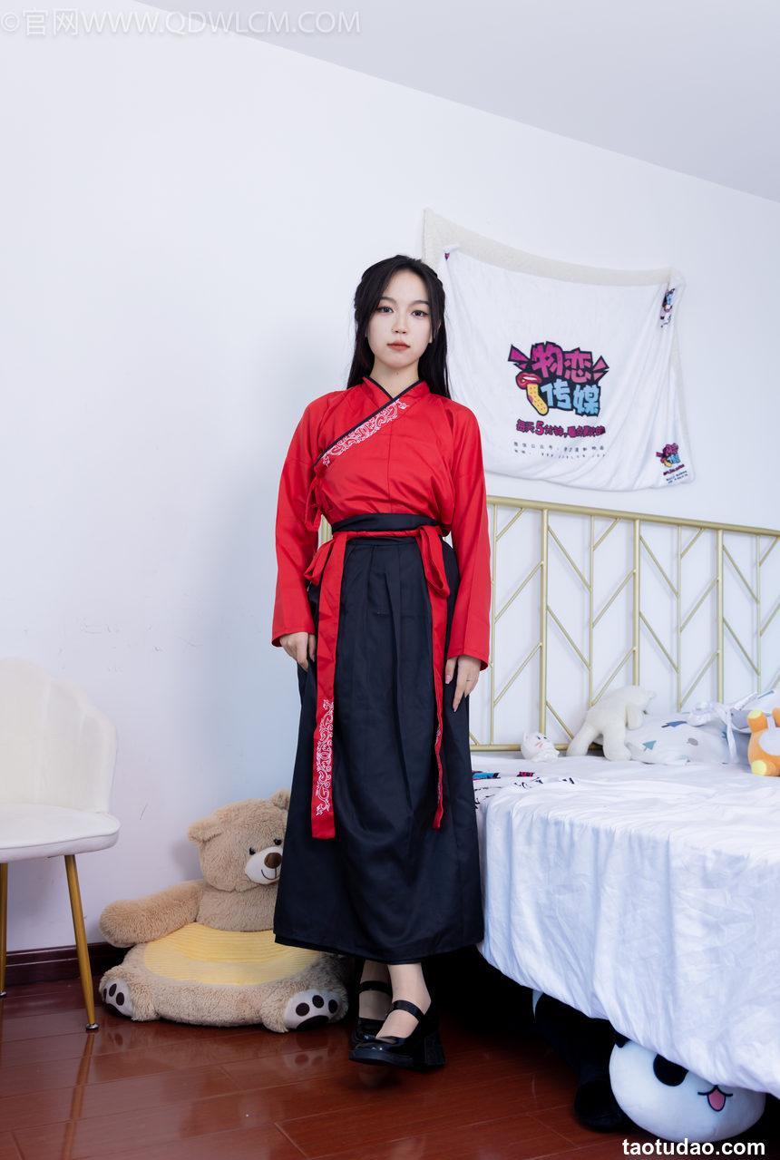 物恋传媒 NO.2330 纱纱-汉服、皮鞋、白棉袜、薄肉丝（脚尖加固款）[219P-1V-6.66G]