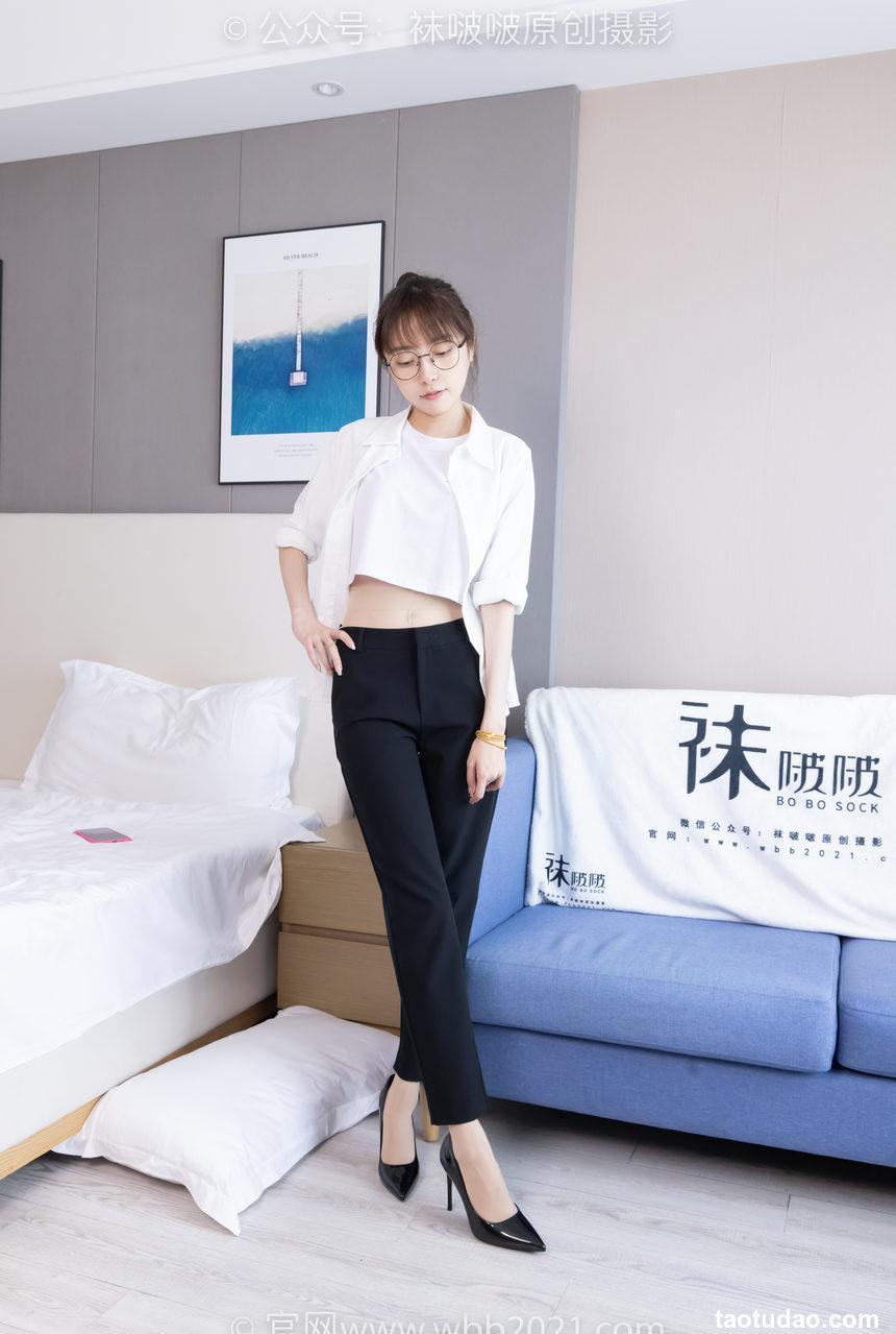 [BoBoSocks袜啵啵]NO.535 稚予-高跟鞋、皮鞋、黑棉袜、薄肉丝、裤里丝[160P+1V／6.04GB]