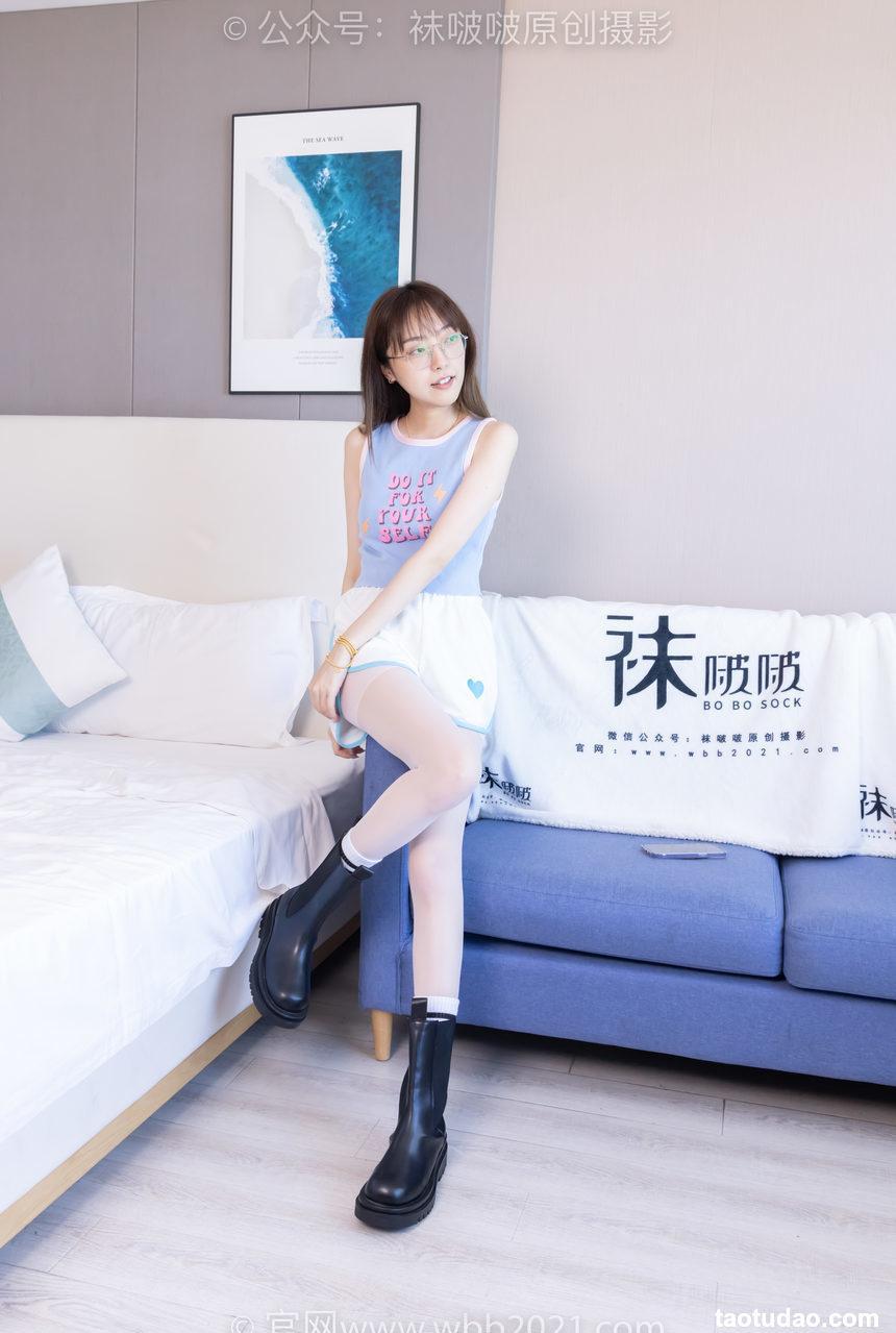 [BoBoSocks袜啵啵]NO.479 稚予 短靴、长筒白棉袜、白丝[140P+1V／5.53GB]