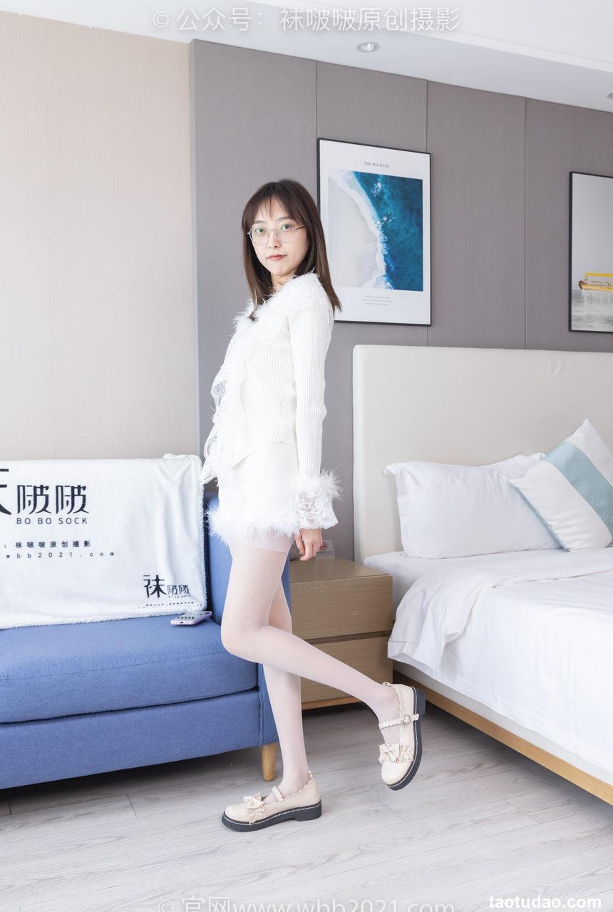 [BoBoSocks袜啵啵]NO.490 稚予 皮鞋、薄白丝[161P+1V／6.08GB]