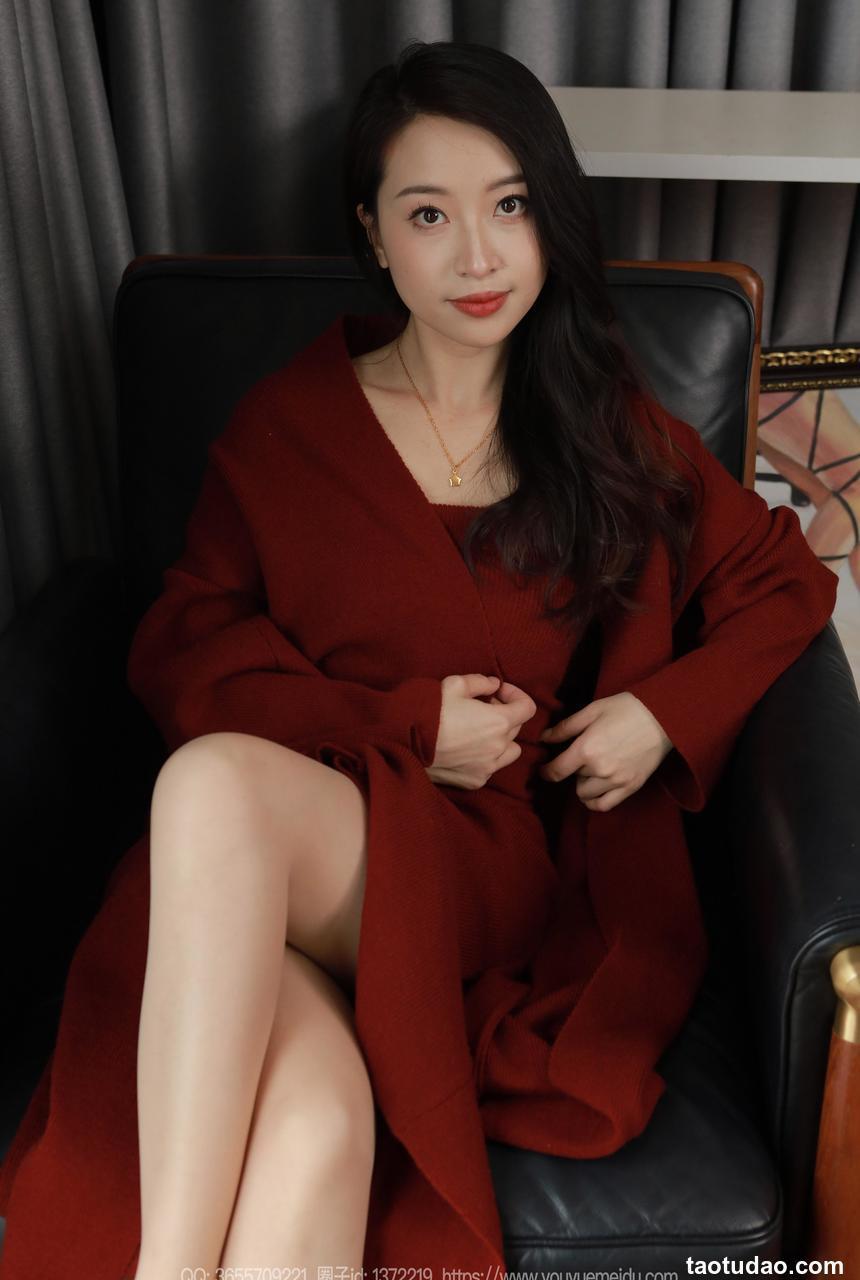 [IESS异思趣向] 2025.01.31 丝享家 1965 小婕《红色针织裙（下）》[83P-77.4M]