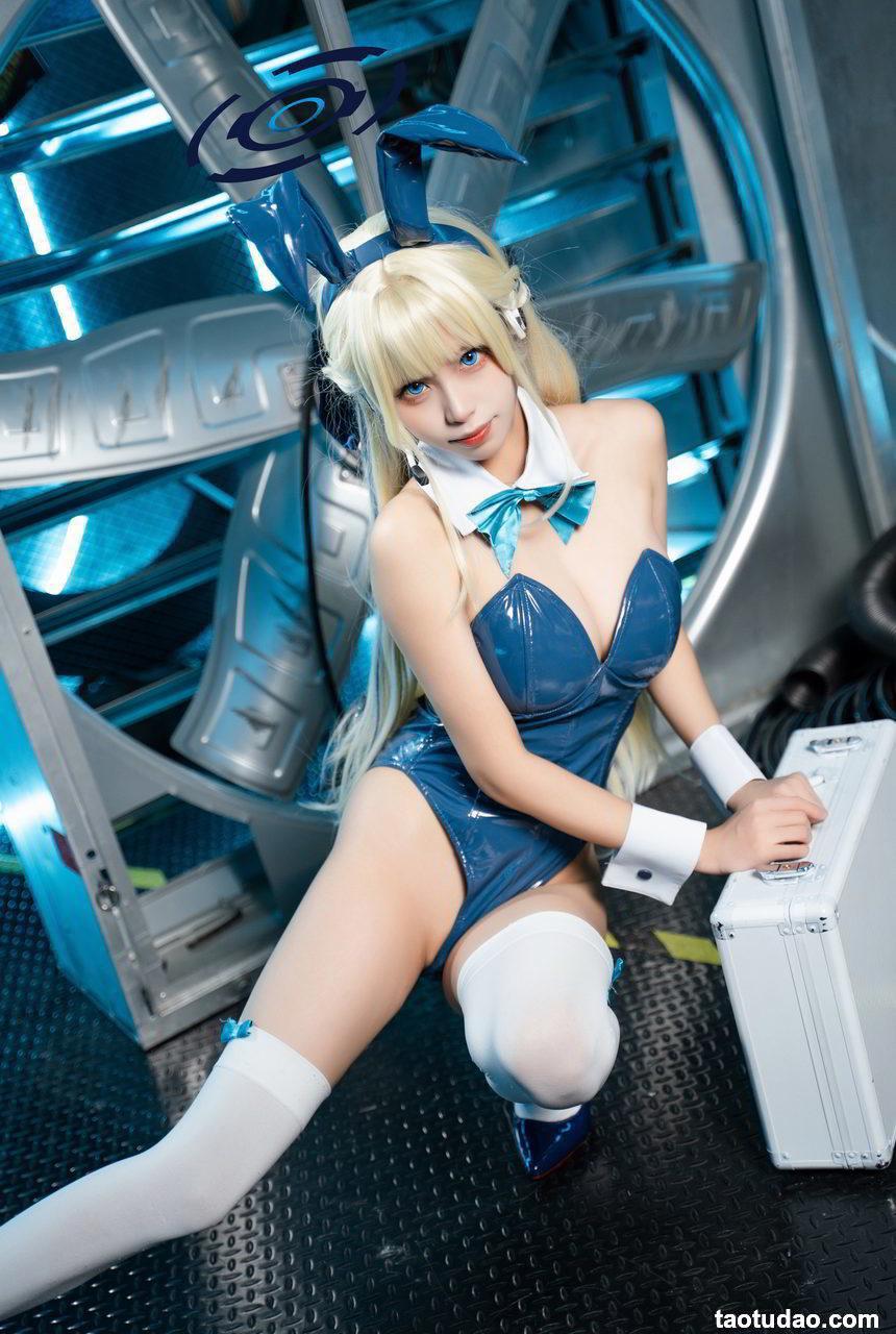 三無人型-蔚蓝档案-飞鸟马时兔女郎战斗服[60P-412MB]