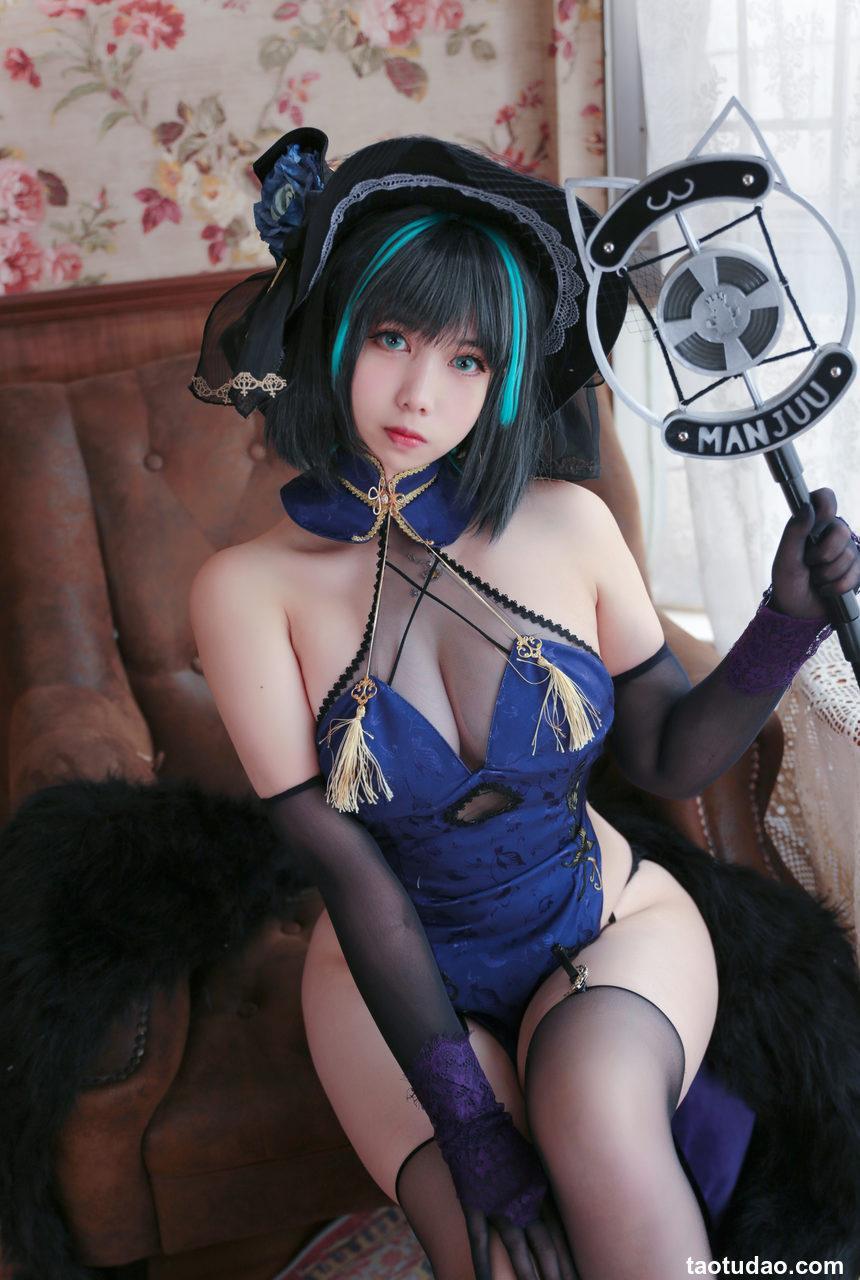 Meroko_魅瞳 - NO.005 柴郡旗袍[33P-287.4M]