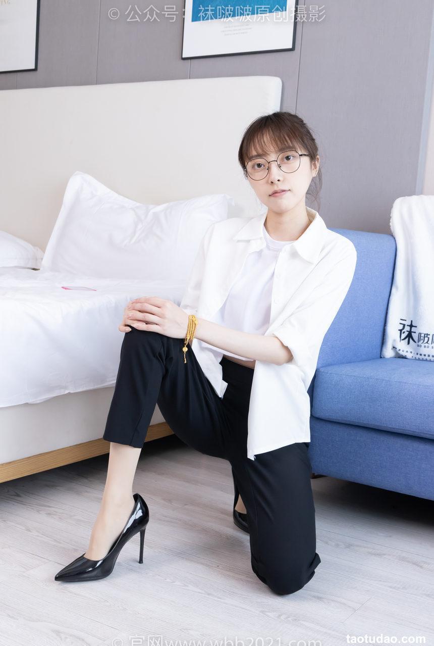 [BoBoSocks袜啵啵]NO.535 稚予-高跟鞋、皮鞋、黑棉袜、薄肉丝、裤里丝[160P+1V／6.04GB]