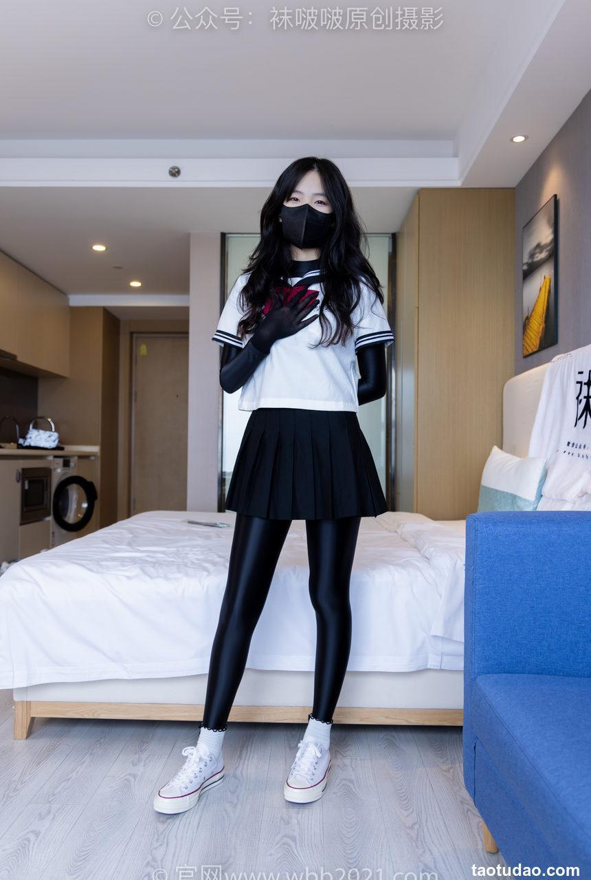 [BoBoSocks袜啵啵]NO.513 小甜豆 帆布鞋、白棉袜、厚黑丝五指袜、黑丝手套[140P+1V／6.07GB]