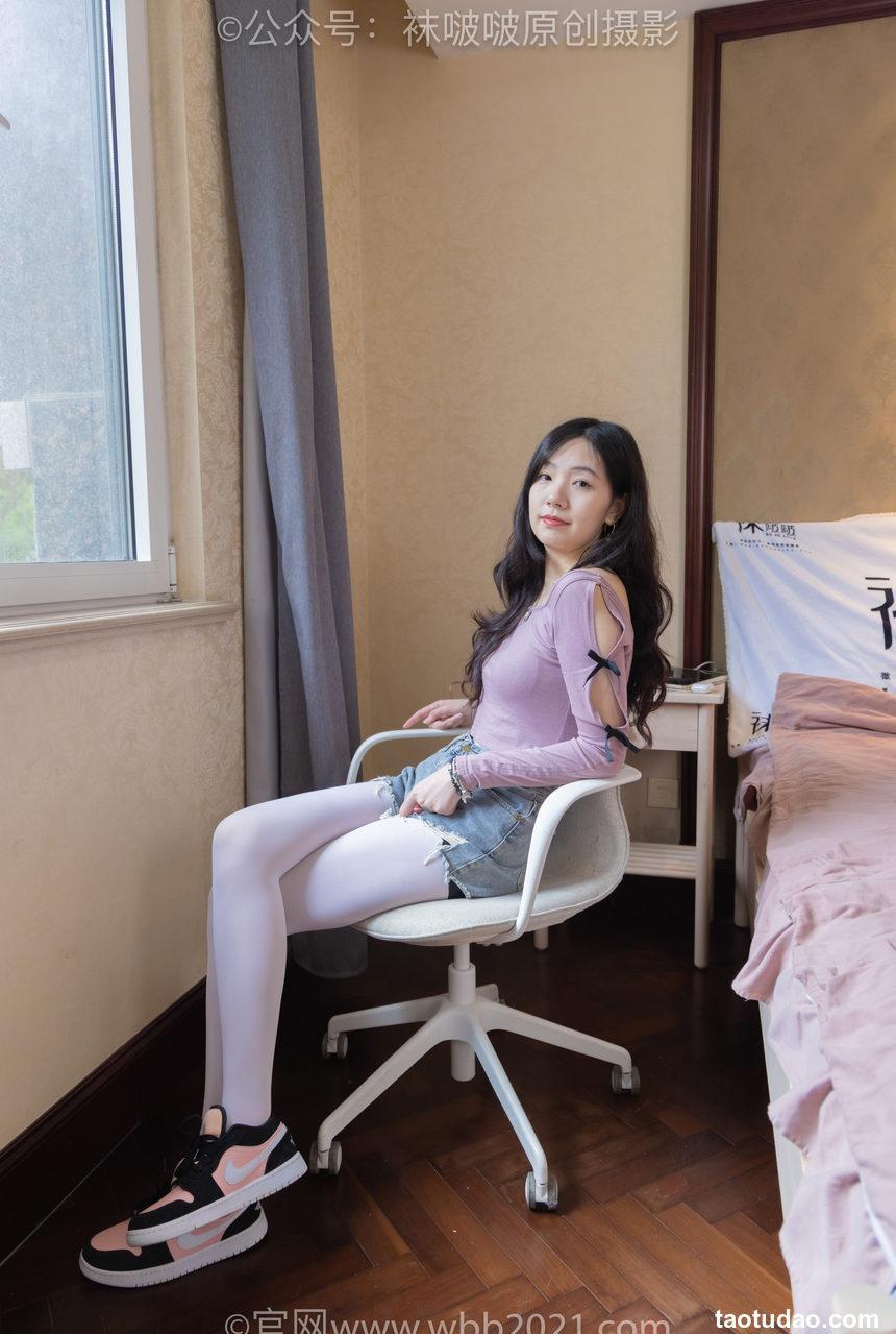 [BoBoSocks袜啵啵]NO.504 小甜豆-板鞋、厚白丝[142P+1V／7.12GB]