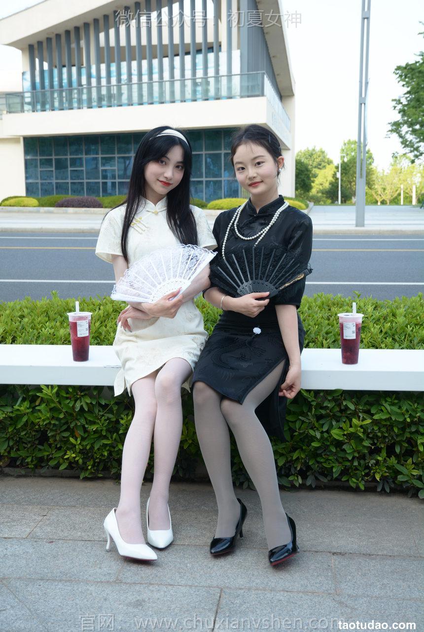 初夏女神 NO.279 柒柒、双双 黑白旗袍[140P+1V／5.30GB]