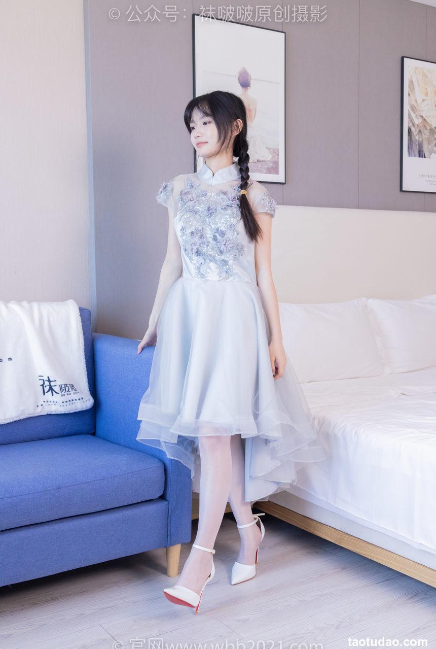 [BoBoSocks袜啵啵]NO.512 甜甜圈-高跟鞋、油亮薄白丝、袜踩奶油蛋糕剧情[143P+1V／6.31GB]